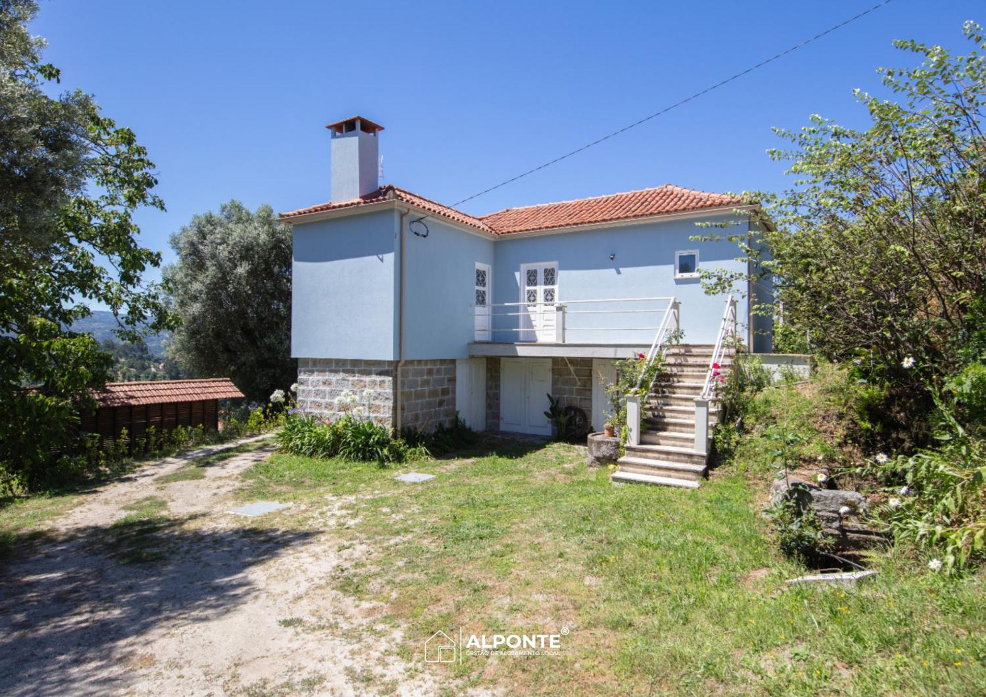 Villa Quinta Da Costeira - Casa Azul Do Limoal By Alponte Arcos de Valdevez Esterno foto